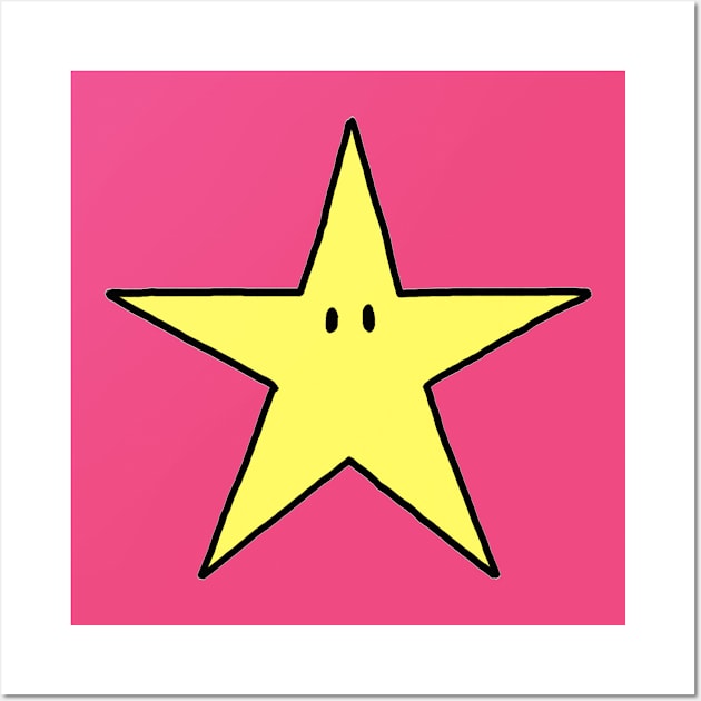 Graphic Star T-Shirt Wall Art by BlueBoogieKalamazoo